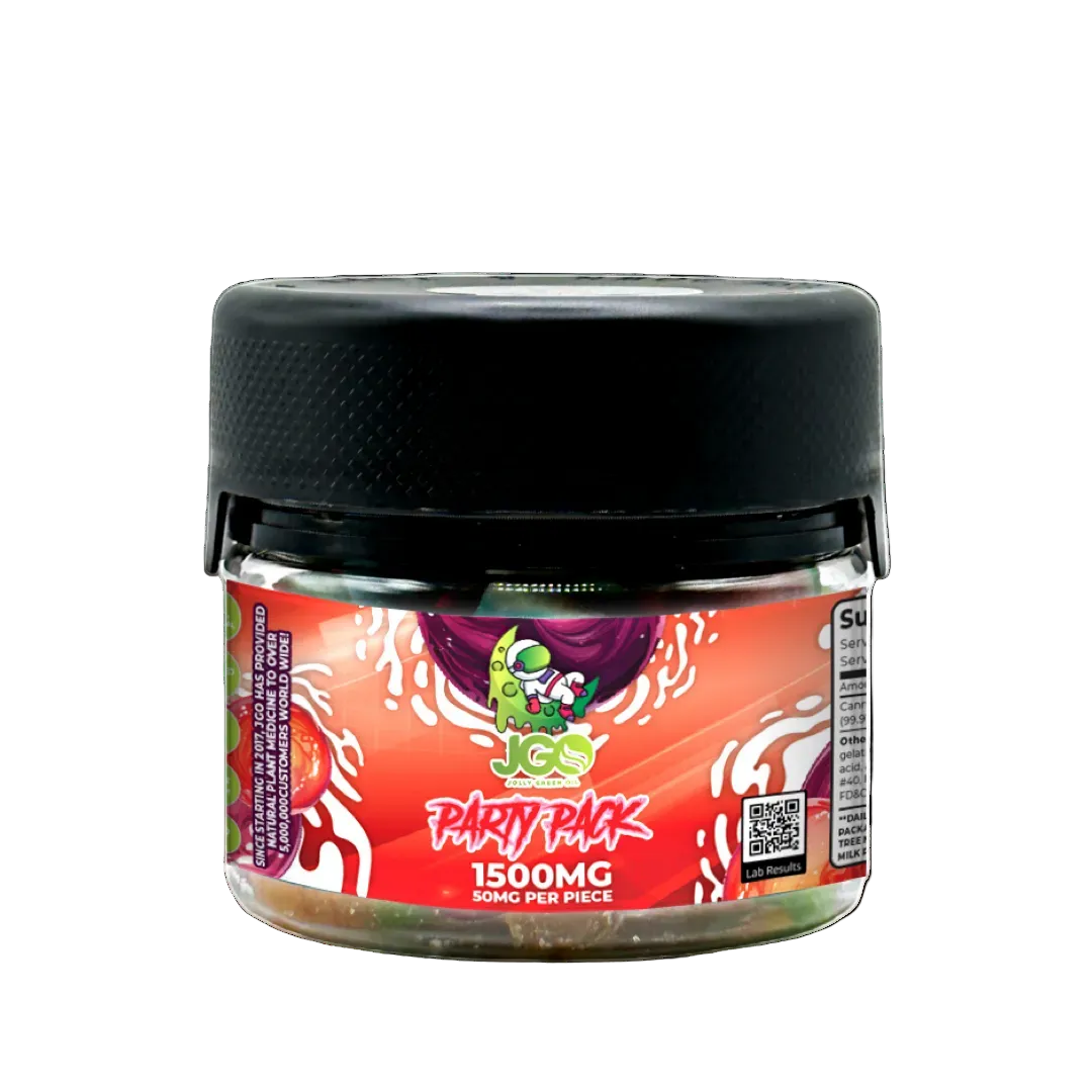 JGO Hemp Gummy Party Pack – Mixed Flavors 1500mg 30ct