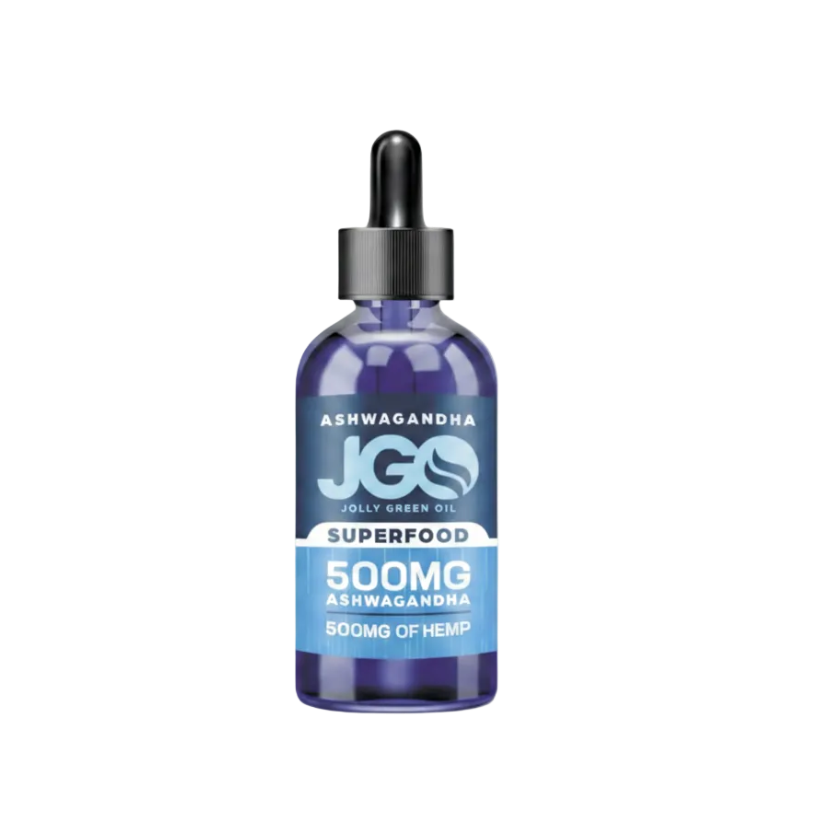 JGO Hemp + Ashwagandha Tincture – 500mg + 500mg Botanical Blend