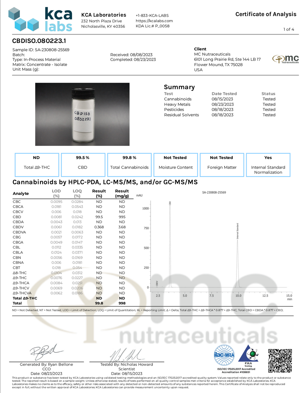 Hempmetics 2500mg Hemp Arctic Blast Pain Freeze